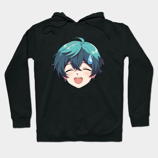 Nervous Anime Face Emoji - Anime Shirt Hoodie by KAIGAME Art